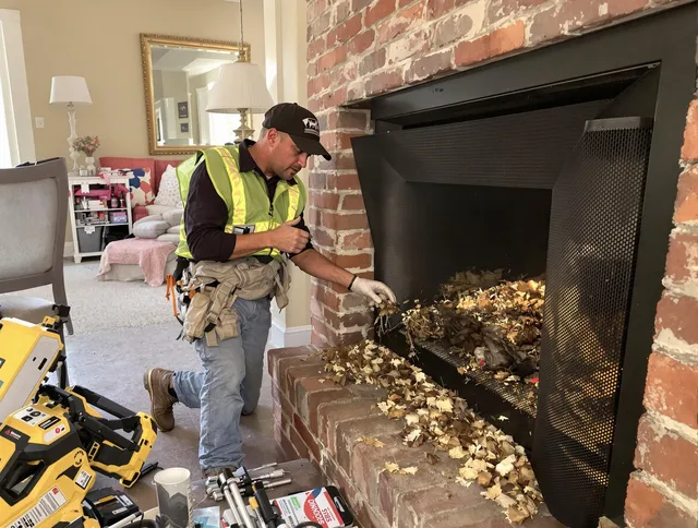 Safe screening installation by Costa Mesa Chimney Sweep in Costa Mesa, CA