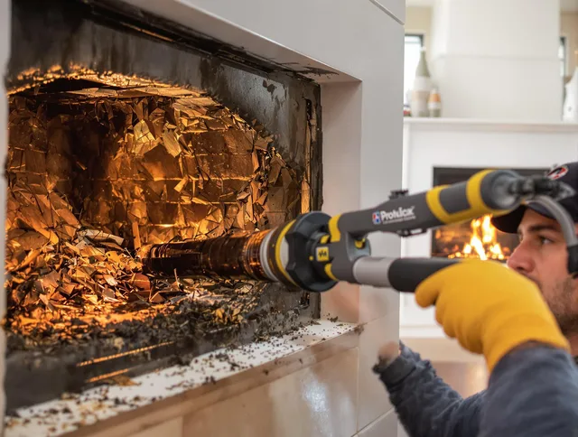Professional chimney cleaning by Costa Mesa Chimney Sweep in Costa Mesa, CA