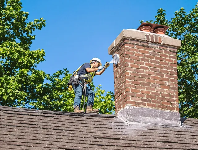 Costa Mesa Chimney Sweep performing an inspection with advanced tools in Costa Mesa, CA