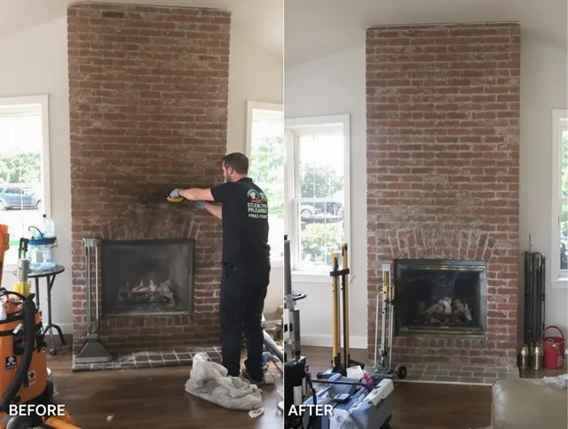 Finished chimney sweeping service by Costa Mesa Chimney Sweep in Costa Mesa, CA