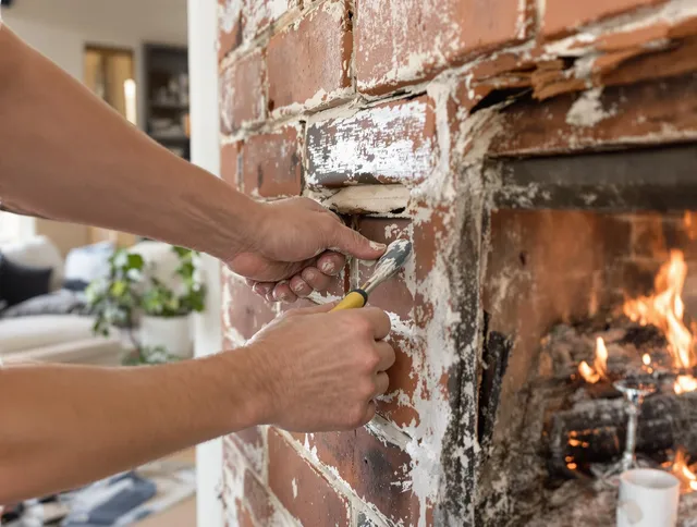 Routine fireplace repair by Costa Mesa Chimney Sweep in Costa Mesa, CA