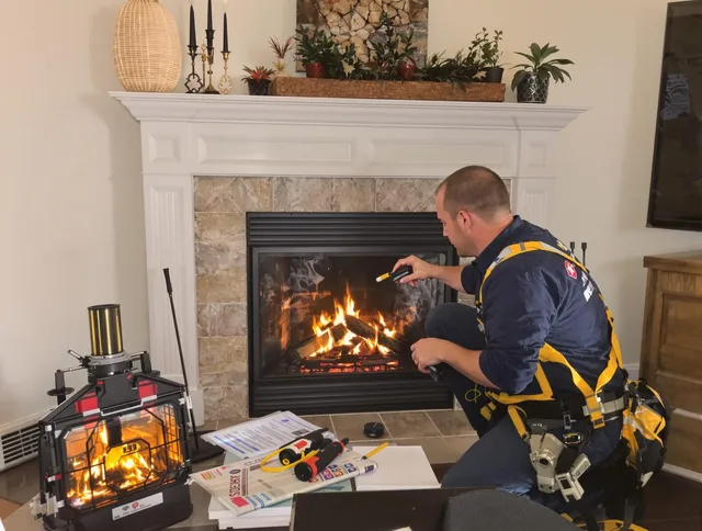 Safety-focused fireplace inspection by Costa Mesa Chimney Sweep in Costa Mesa, CA